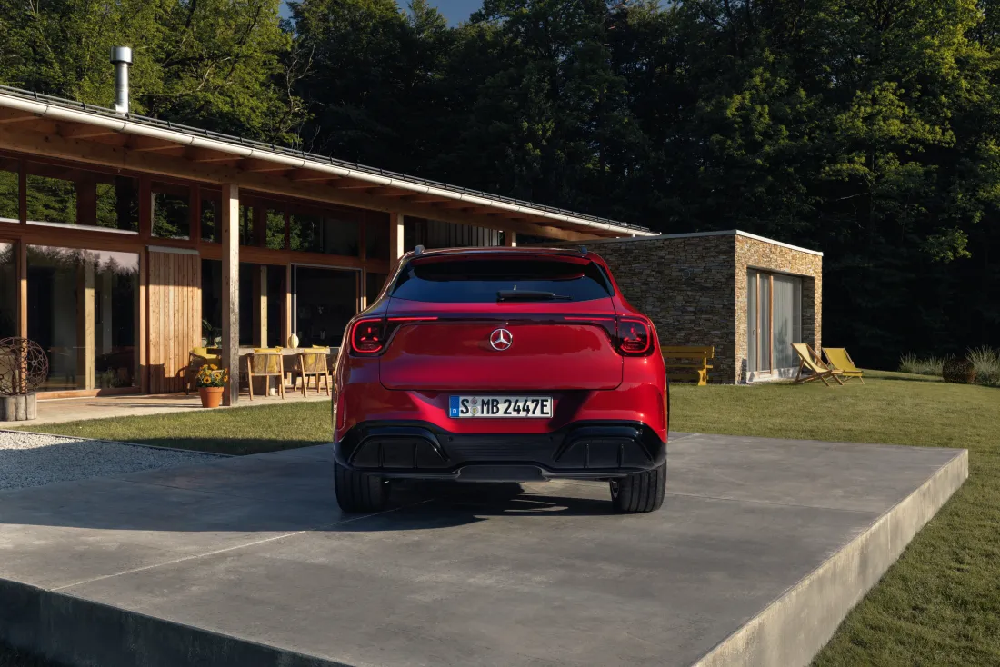 Der neue Mercedes-Benz GLA: Heckansicht des GLA