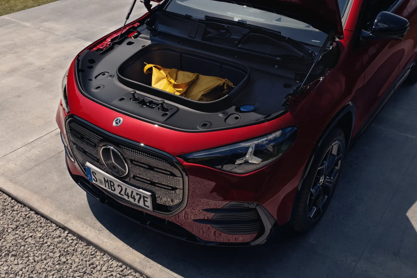 Frunk des neuen GLA mit 107 Litern
